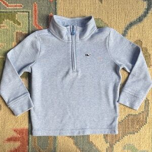 Vineyard Vines Boys Light Blue Quarter-Zip Pullover
